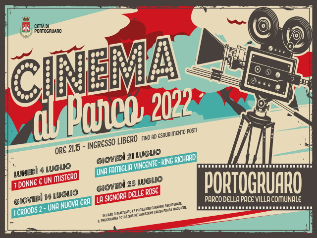 Cinema al Parco 2022: lunedì 4 luglio