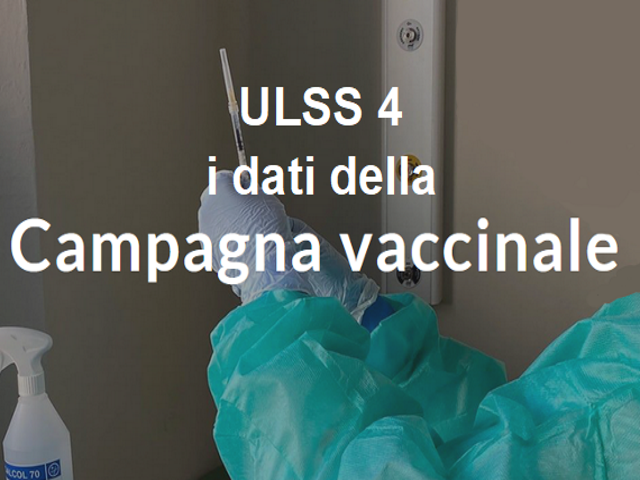 ULSS4 – Numeri campagna vaccinale anti-Covid 19