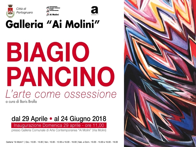 Mostra "Biagio Pancino" presso la Galleria  Ai Molini