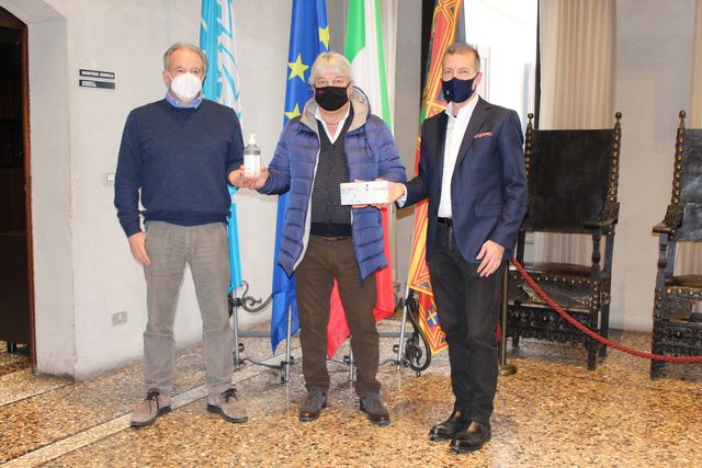 Atena SpA dona alla Città di Portogruaro mascherine e gel sanificante